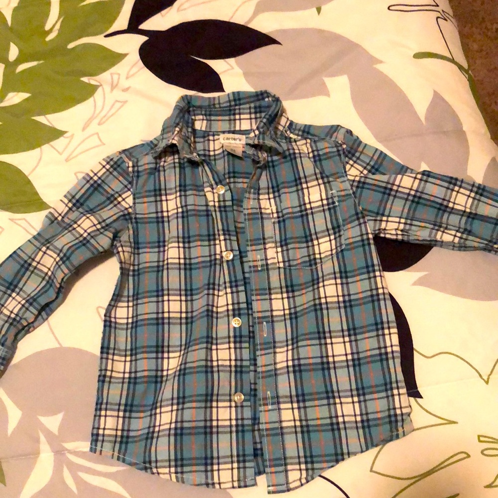 Carters long sleeve button up
